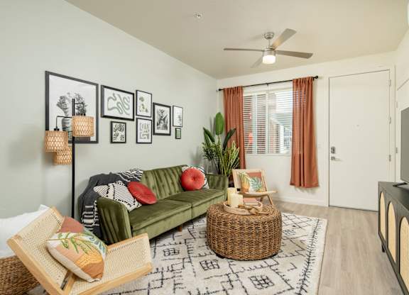 Living Room at Streamliner 67th in Phoenix Arizona