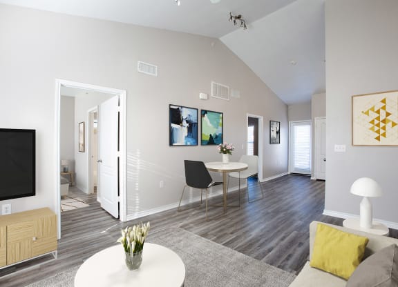 Living Room Dining Area at Links at Forest Creek in Round Rock Texas near Austin