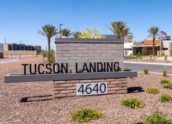 Monument Sign at Tucson Landing, Tucson, AZ 85714   