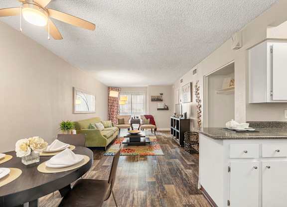 One Bedroom common area at Villa Toscana Apartments in Phoenix Arizona