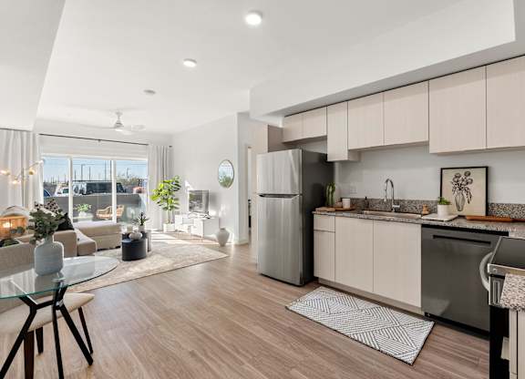 Open Concept in Two Bedroom and Two Bath at Lucero Apartment Homes in Phoenix Arizona