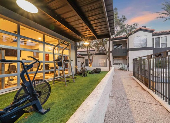 Outdoor Fitness at Bear Canyon Apartments in Tucson Arizona
