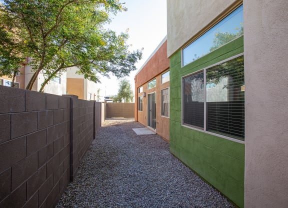 Patio Area at Casitas at San Marcos in Chandler AZ Nov 2020