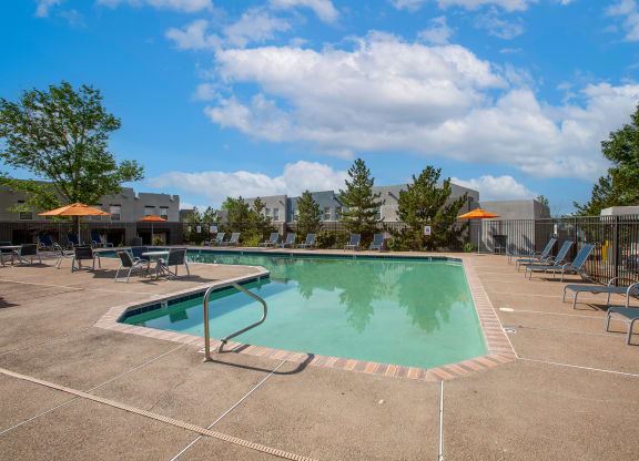 Pool at The Bluffs at Tierra Contenta Apartments