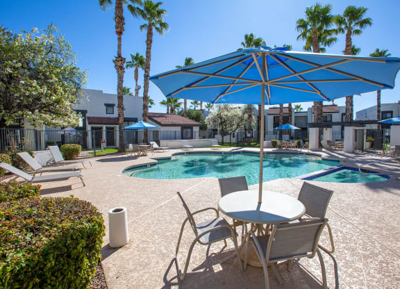Pool at Townhomes on the Park in Phoenix Arizona 2023