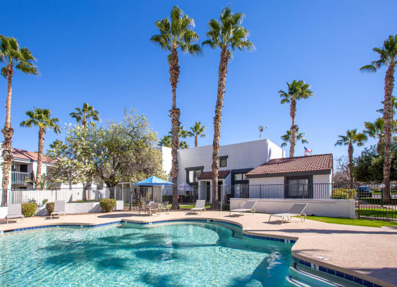Pool at Townhomes on the Park in Phoenix Arizona 2023