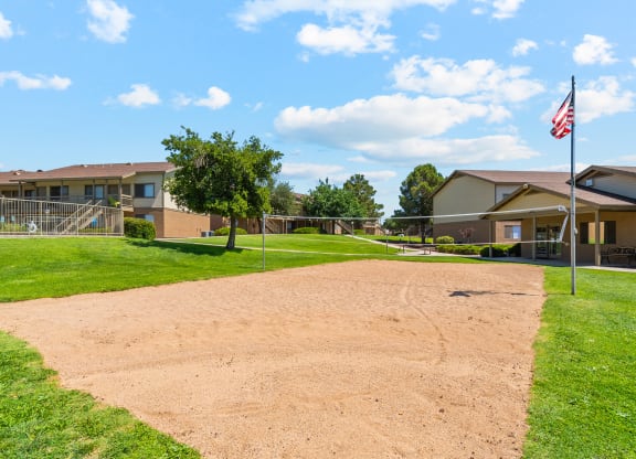 Sand Volleyball Court at Kingman Station Apartment
