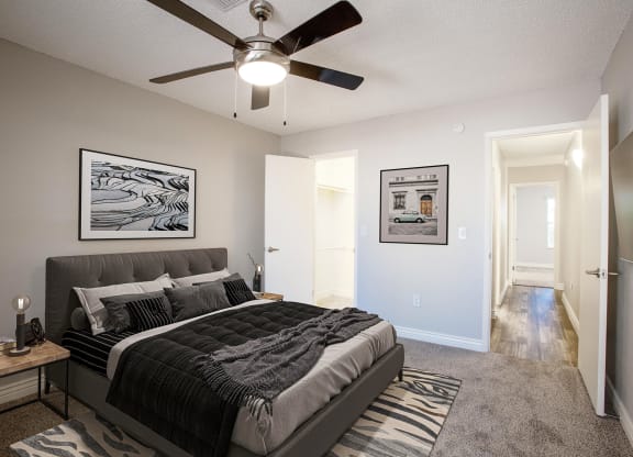 Second bedroom at Orange Tree Village Apartments