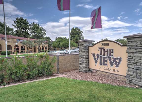 Signage at The View At Catalina Apartments in Tucson, AZ