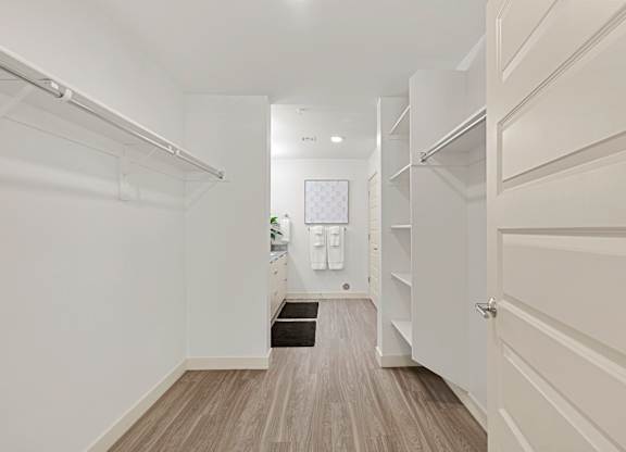 Spacious Bathroom and Storage in Two Bedroom and Two Bath at Lucero Apartment Homes in Phoenix Arizona