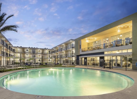 Spacious Pool at Cabana Bridges Apartments in Tucson Arizona