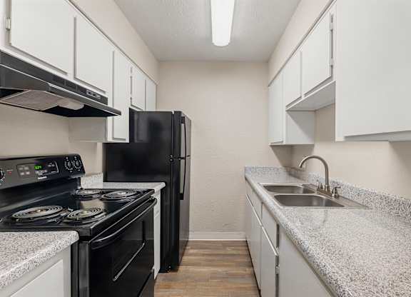 Studio Kitchen at Villa Toscana Apartments in Phoenix Arizona