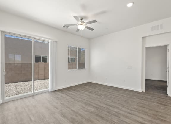Three Bedroom Living Room at Casitas Catalina Apartments in Tucson