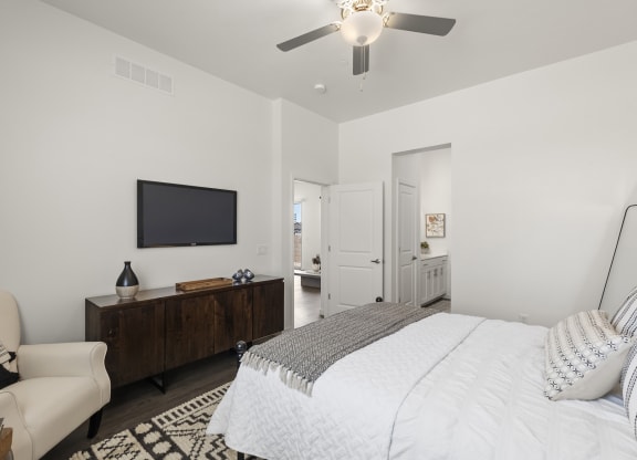 Two Bedroom Bedroom at Casitas Catalina Apartments in Tucson