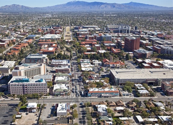 University Blvd near The Links at 4th Ave Apartments in Tucson AZ 2021