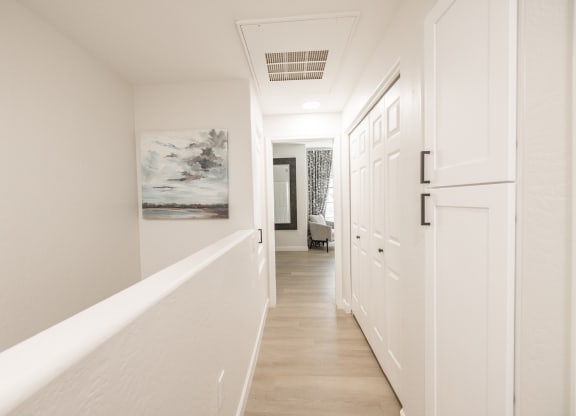 Upper Level Hallway at Haven Townhomes at P83 in Peoria Arizona