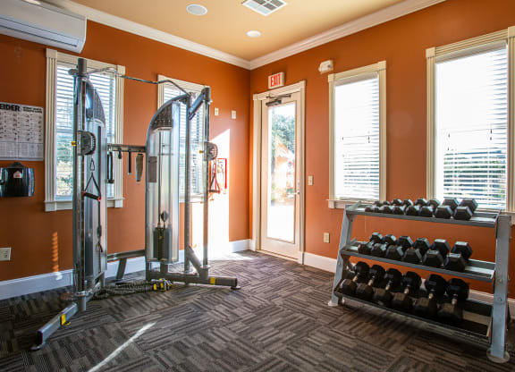 Weight Equipment at Links at Forest Creek in Round Rock Texas near Austin