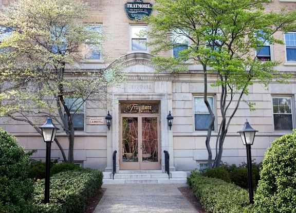 Entrance of Building at Traymore Apartments, New Haven, CT, 06511