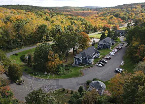 Aerial View at Woodbury Knoll, Woodbury Connecticut