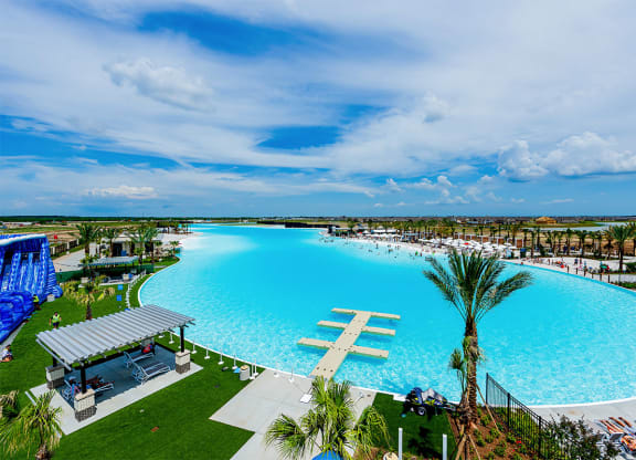 The Blue Lagoon next to Boterra at Lago Mar