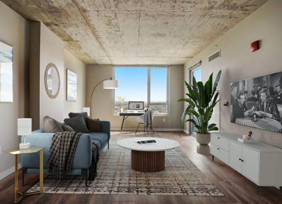 EO Madison Yards A7 Living Room