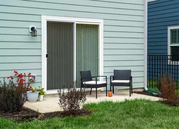 back patio of a rental home