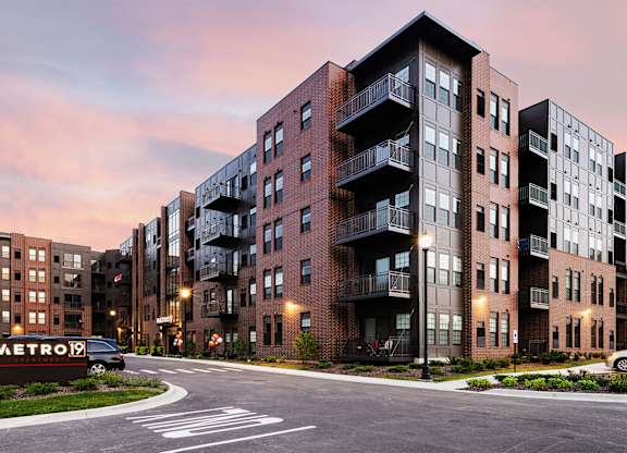 A large apartment complex called Metro is shown in the image.