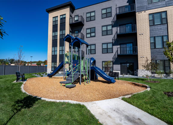 our apartments offer a playground for your kids to play