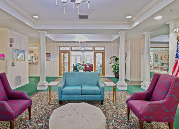 1st Floor Lobby at Arbor Oaks at Tyrone, Florida, 33710