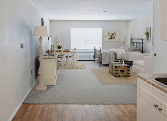 Kitchen And Living Room at Arbor Oaks at Tyrone, Florida