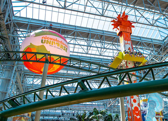a view of the theme park inside amusement park
