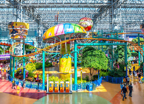 a view of the amusement park inside amusement park