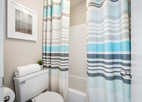 bathroom at 701 South Apartments in Mobile, AL