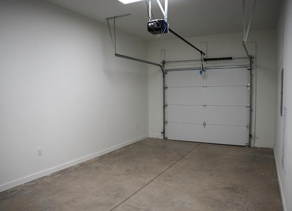 Apartment with attached single car garage at West Row Lofts and Townhomes in Birmingham, AL