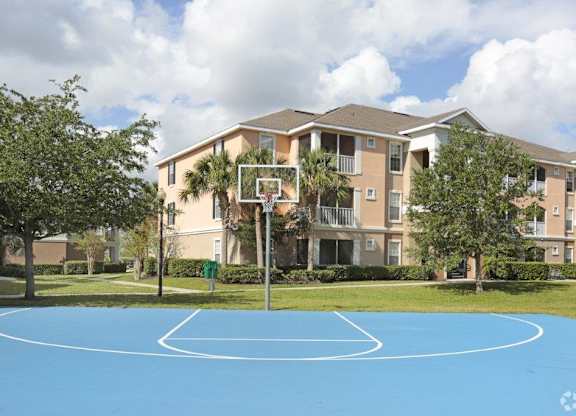 Basketball court at Legacy at Crystal Lake Apartments in Port Orange, Florida