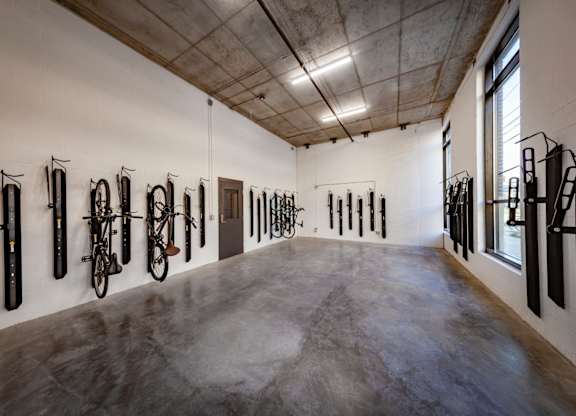Bike Storage and maintenance room at Wesley Place Apartments in Indianapolis, IN