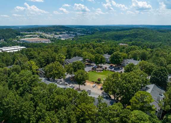Ariel view of the community at Summerchase at Riverchase in Hoover, Alabama.