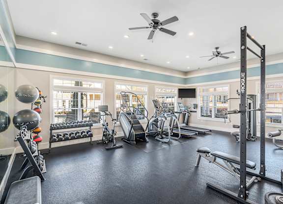 Fully Equipped Fitness Center at Magnolia Preserve in Dothan, AL