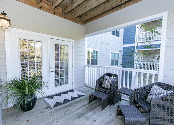 Private balcony/patios at Magnolia Preserve in Dothan, AL