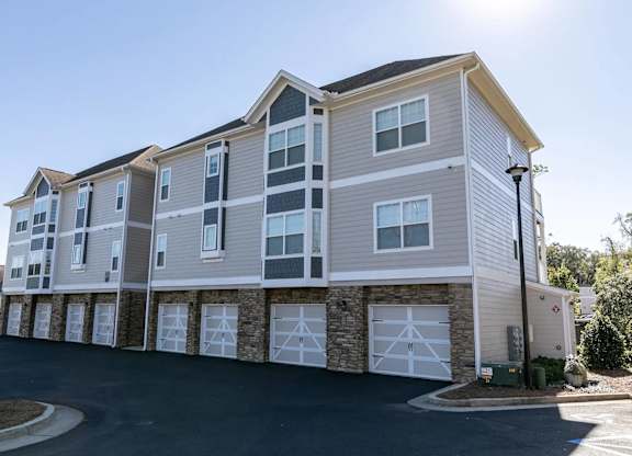 Attached garages at Magnolia Preserve in Dothan, AL