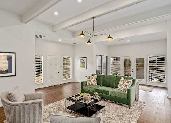 Resident clubhouse seating area at Oakley at Hillcrest