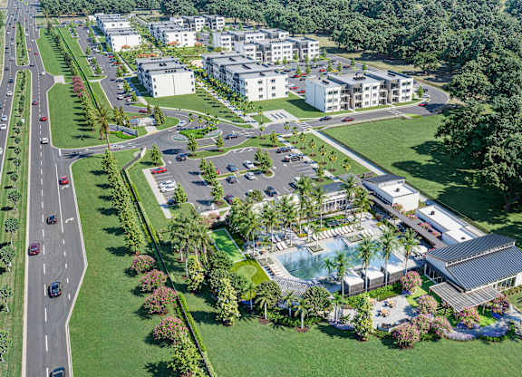 Aerial view of The Renaissance Naples, FL
