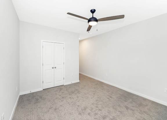 Large primary bedroom with closet at Southern at Santa Rosa