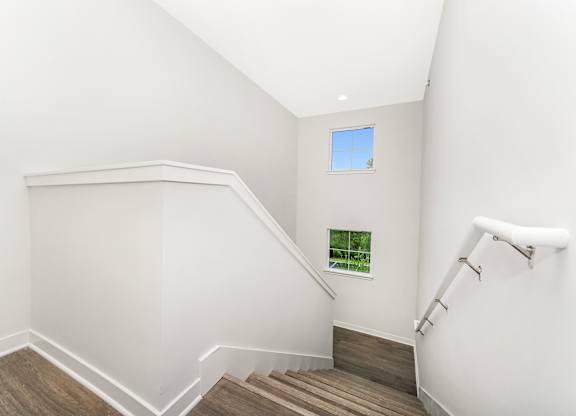 Coral Key townhome floorplan stairs at Southern at Santa Rosa