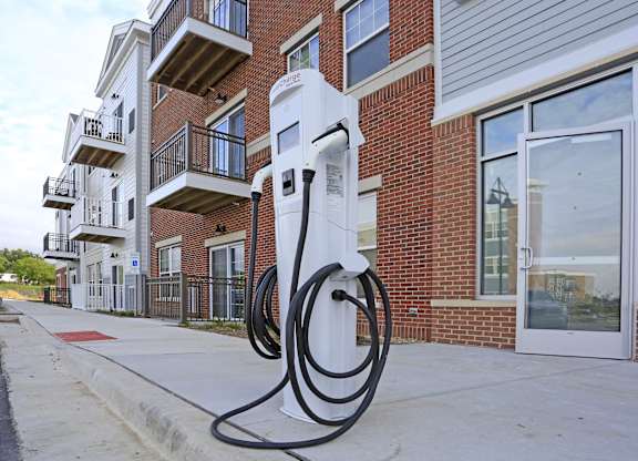 EV charging stations at Promenade at Founders Square Apartments in Indianapolis, IN