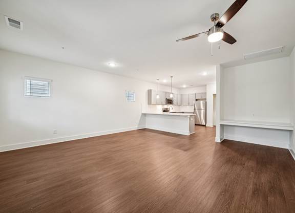 Living Room with built in desk at Turnberry Park in Gardendale, AL