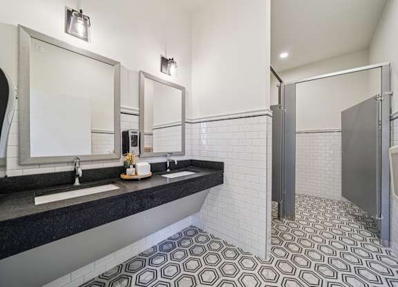 Pool restrooms at Turnberry Park Apartments in Gardendale, AL