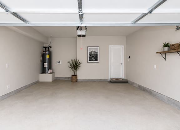 Attached two-car garage at Townhomes at Princeton Meadows, Princeton homes for rent