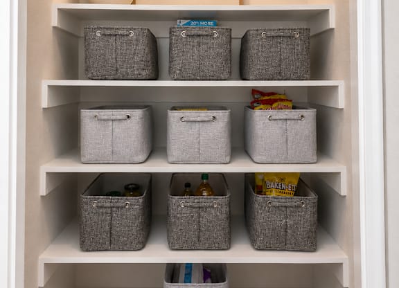 Interior storage space at Townhomes at Princeton Meadows, townhomes in Princeton, TX