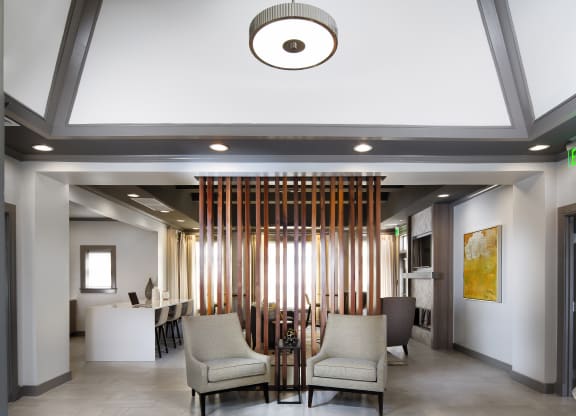 Clubhouse lobby
